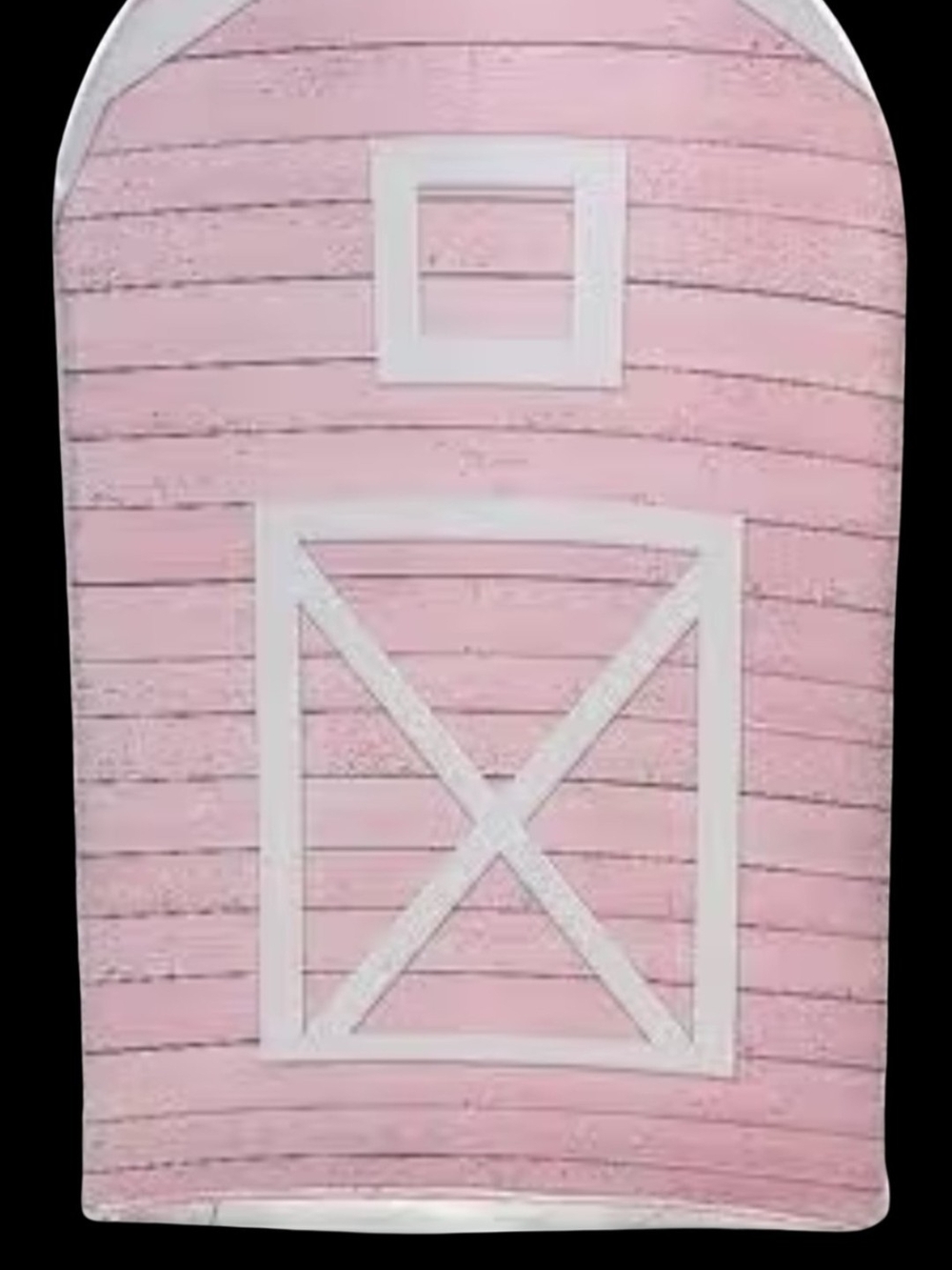 Pink Barn-Shaped Decorative Arch Cover